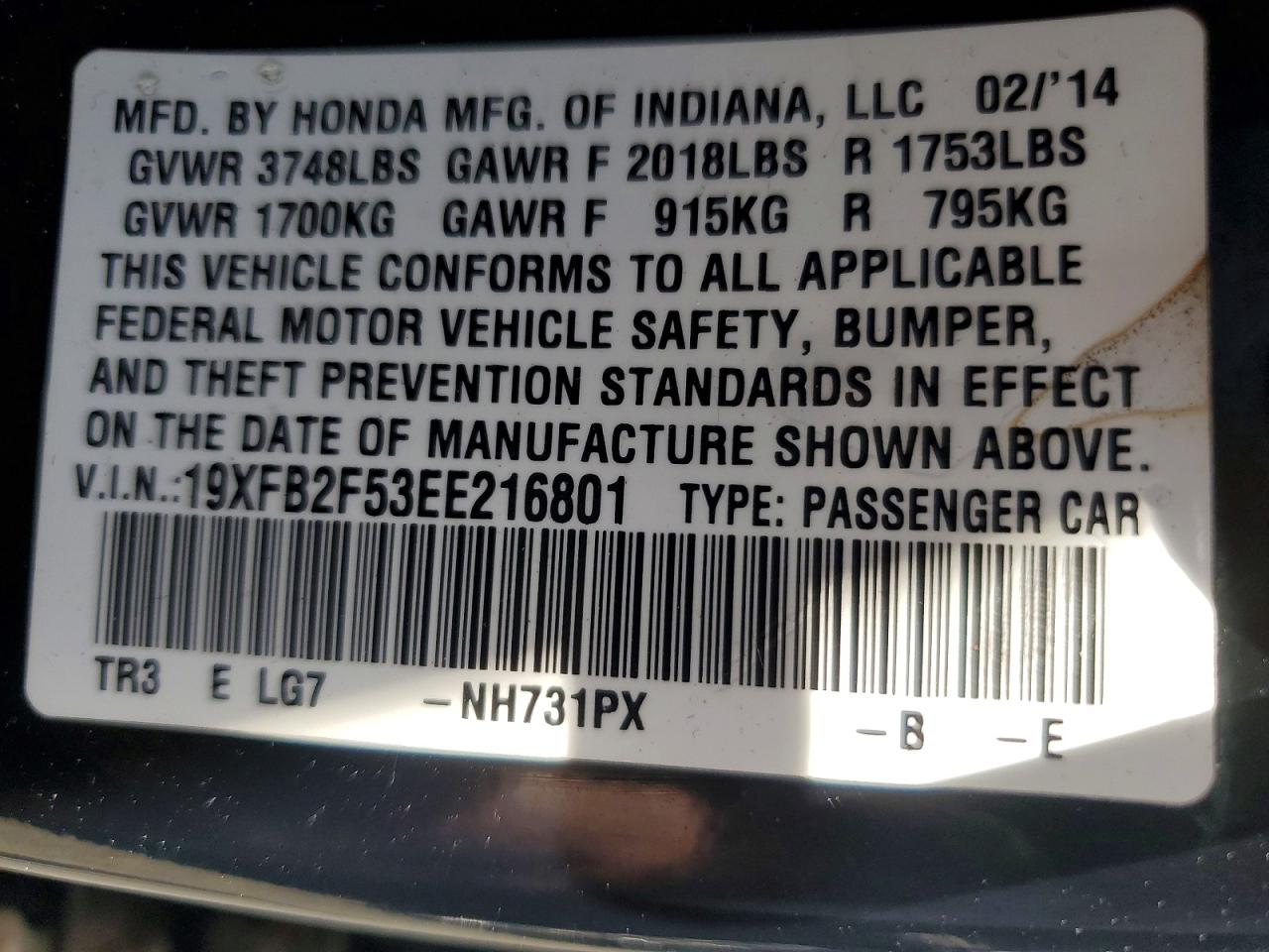 Honda Civic Lx