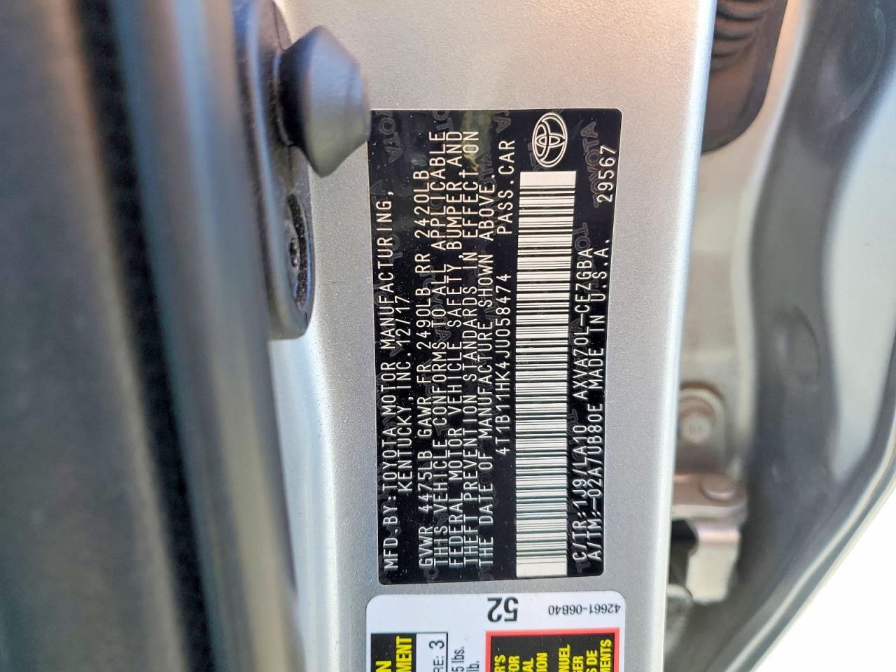 Toyota Camry Xle