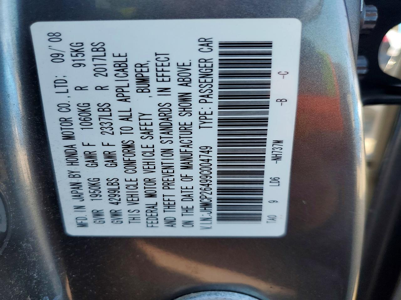Honda Accord Lxp
