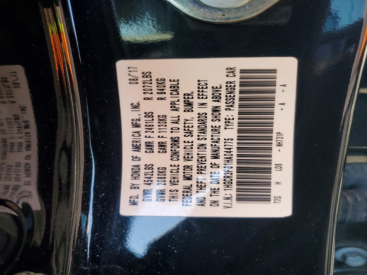 Honda Accord Exl