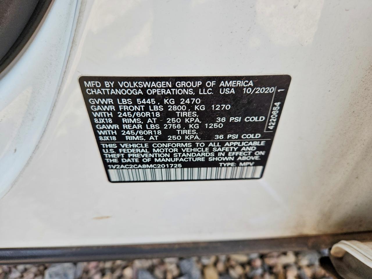 Volkswagen Atlas S