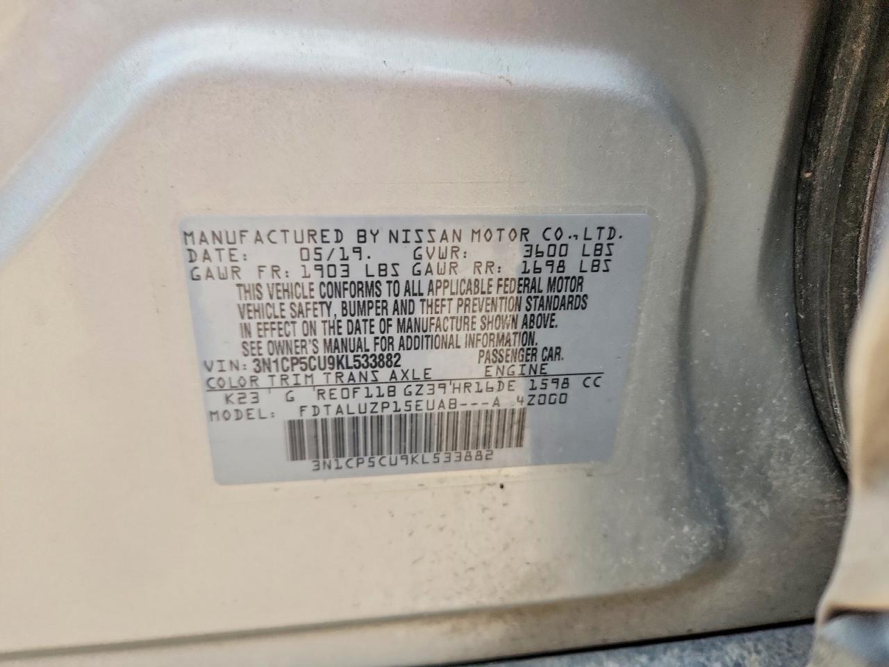 Nissan Kicks Sr