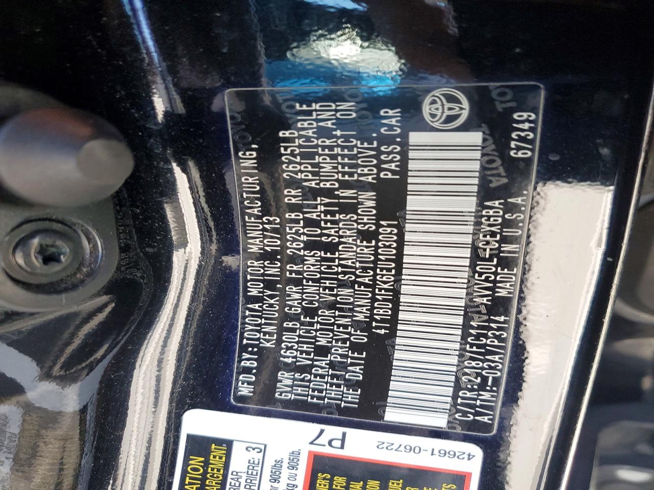 Toyota Camry Xle