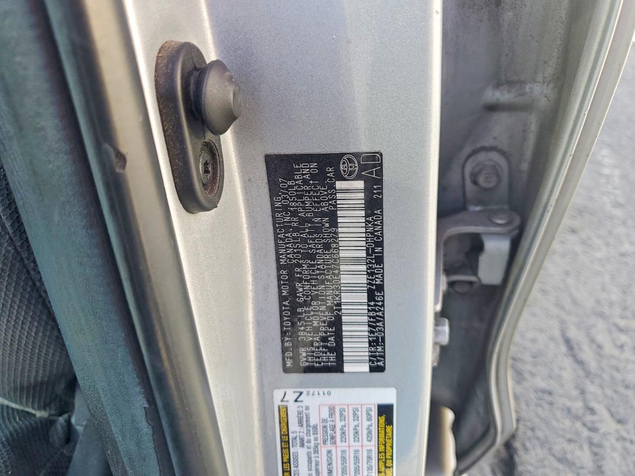 Toyota Corolla Xr