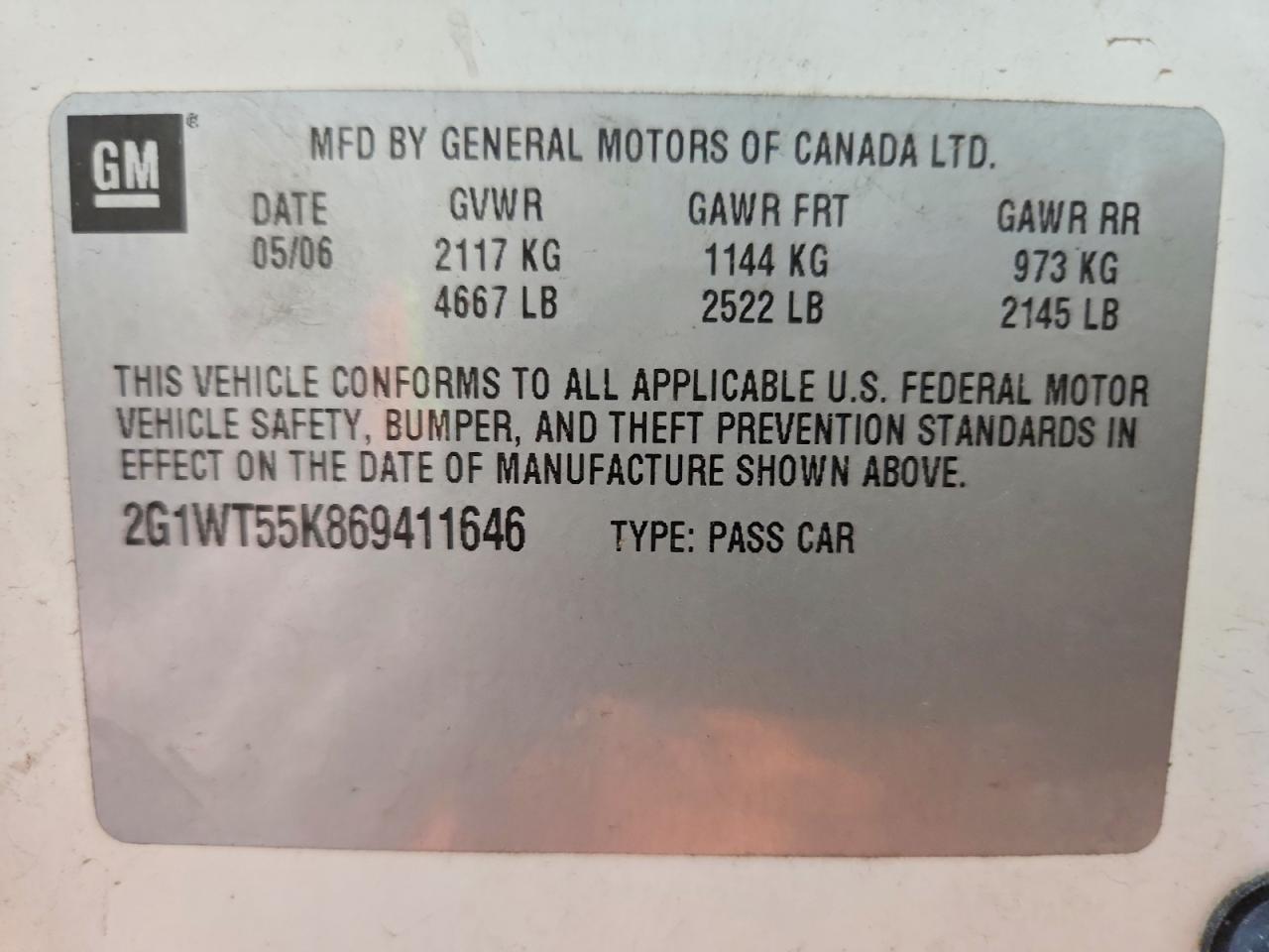 Chevrolet Impala Lt