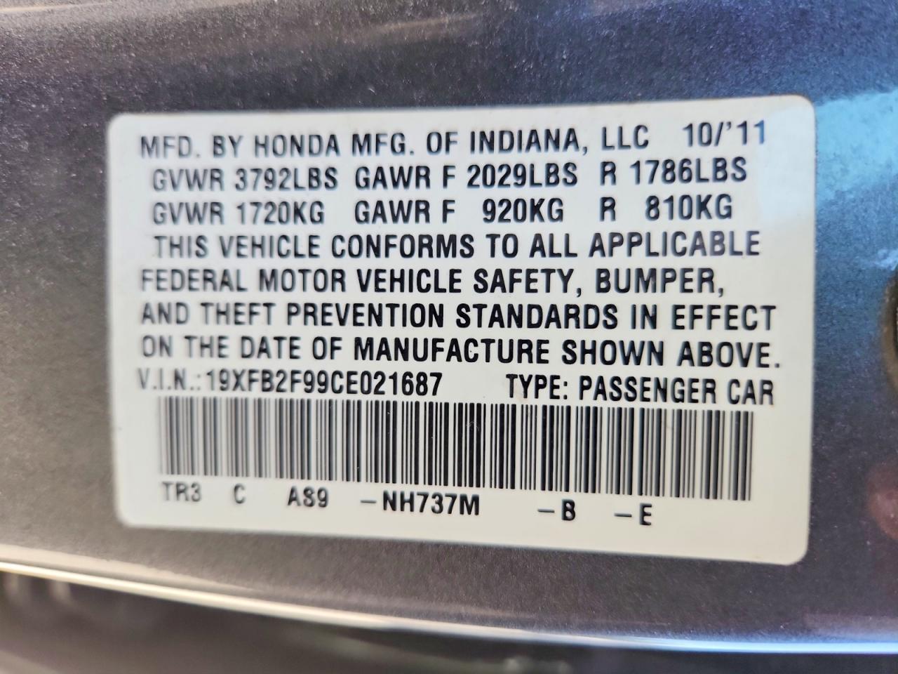 Honda Civic Exl
