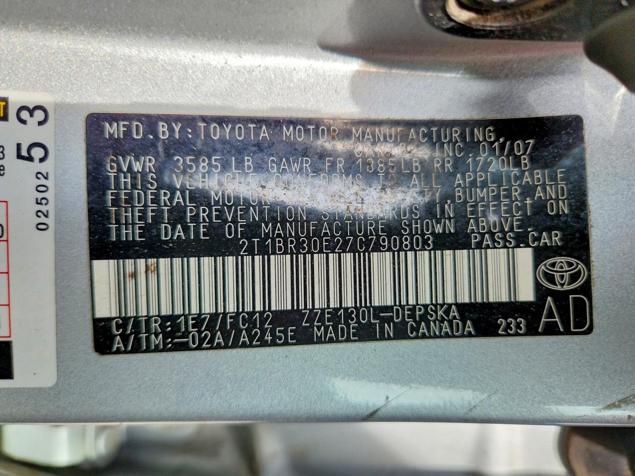 Toyota Corolla S