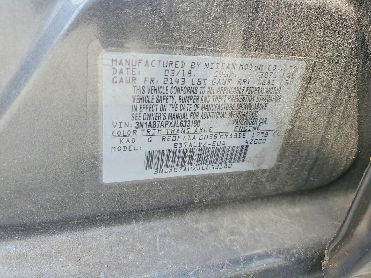Nissan Sentra Sv