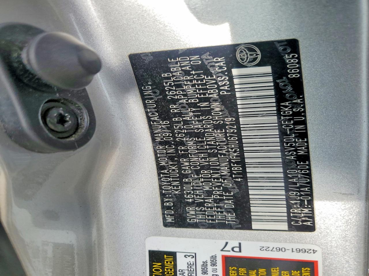 Toyota Camry Xle