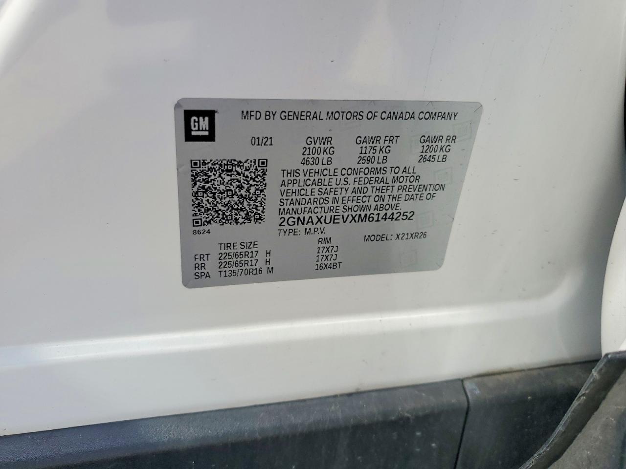 Chevrolet Equinox Lt