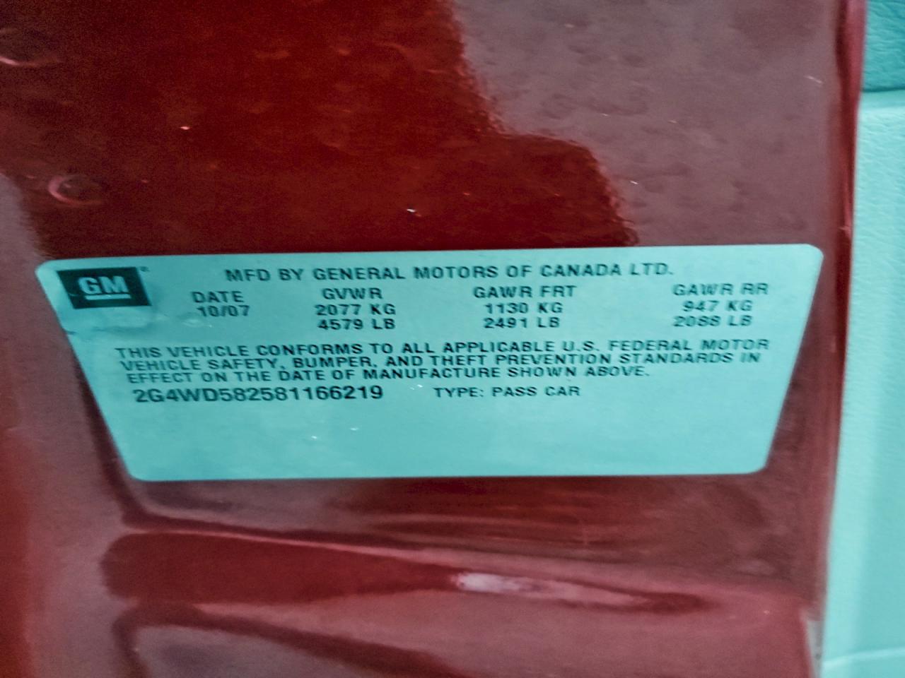 Buick LaCrosse Cxl
