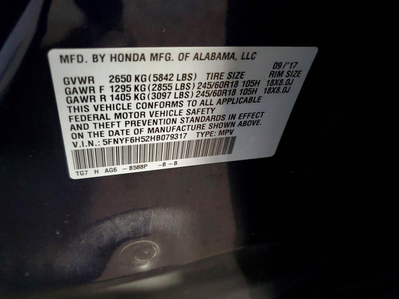 Honda Pilot Exl