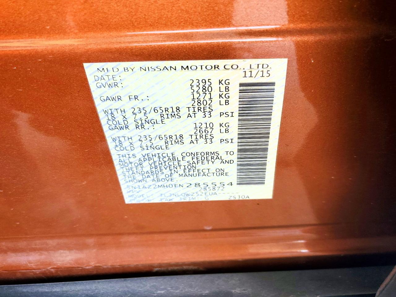 Nissan Murano Sv