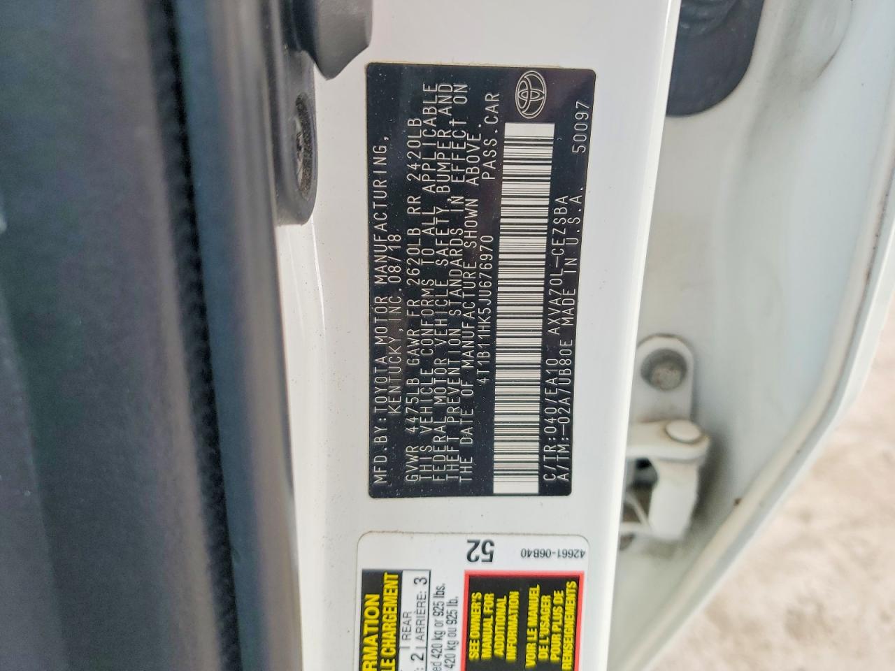 Toyota Camry Se