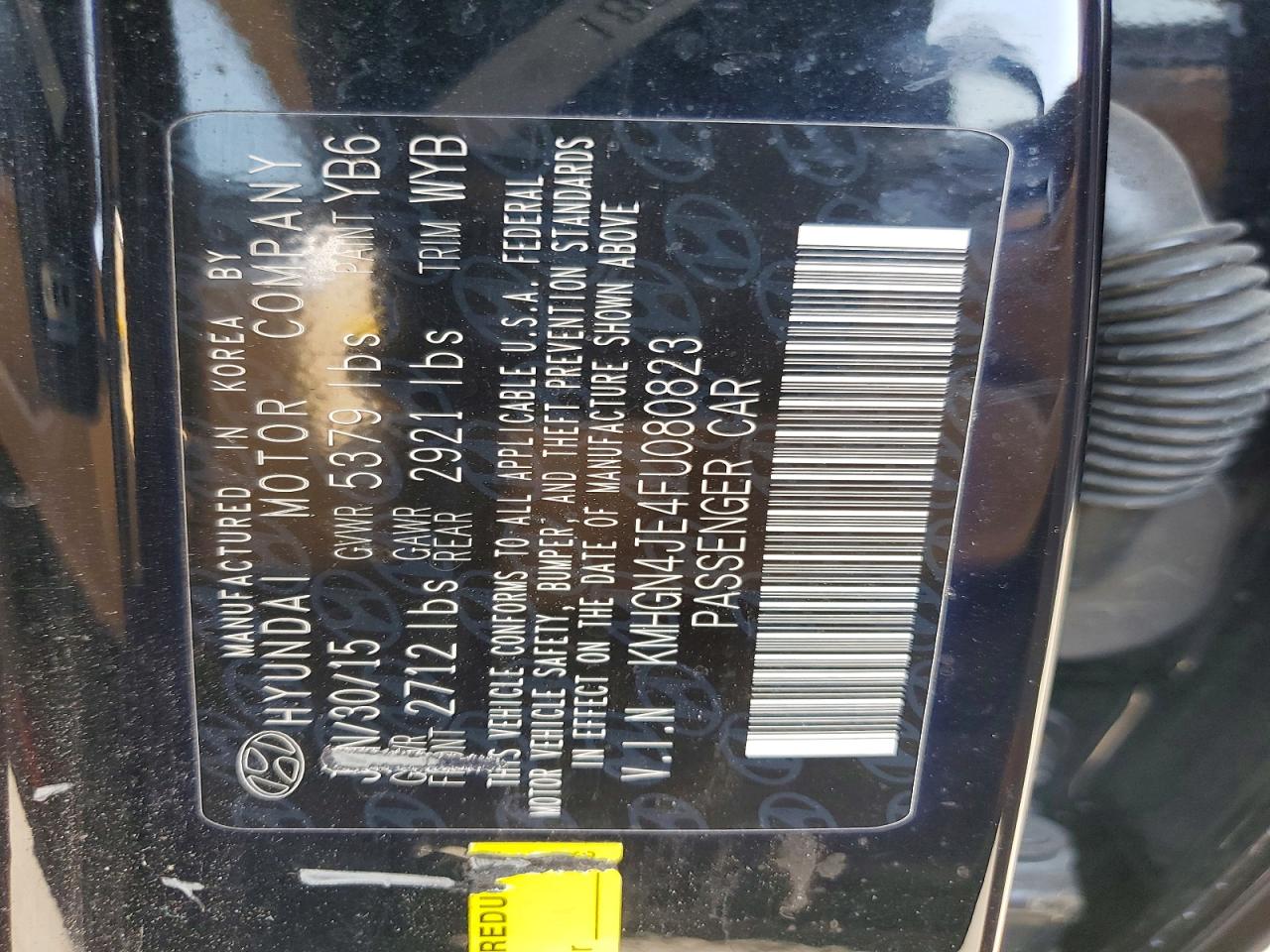 Hyundai Genesis 3.8l