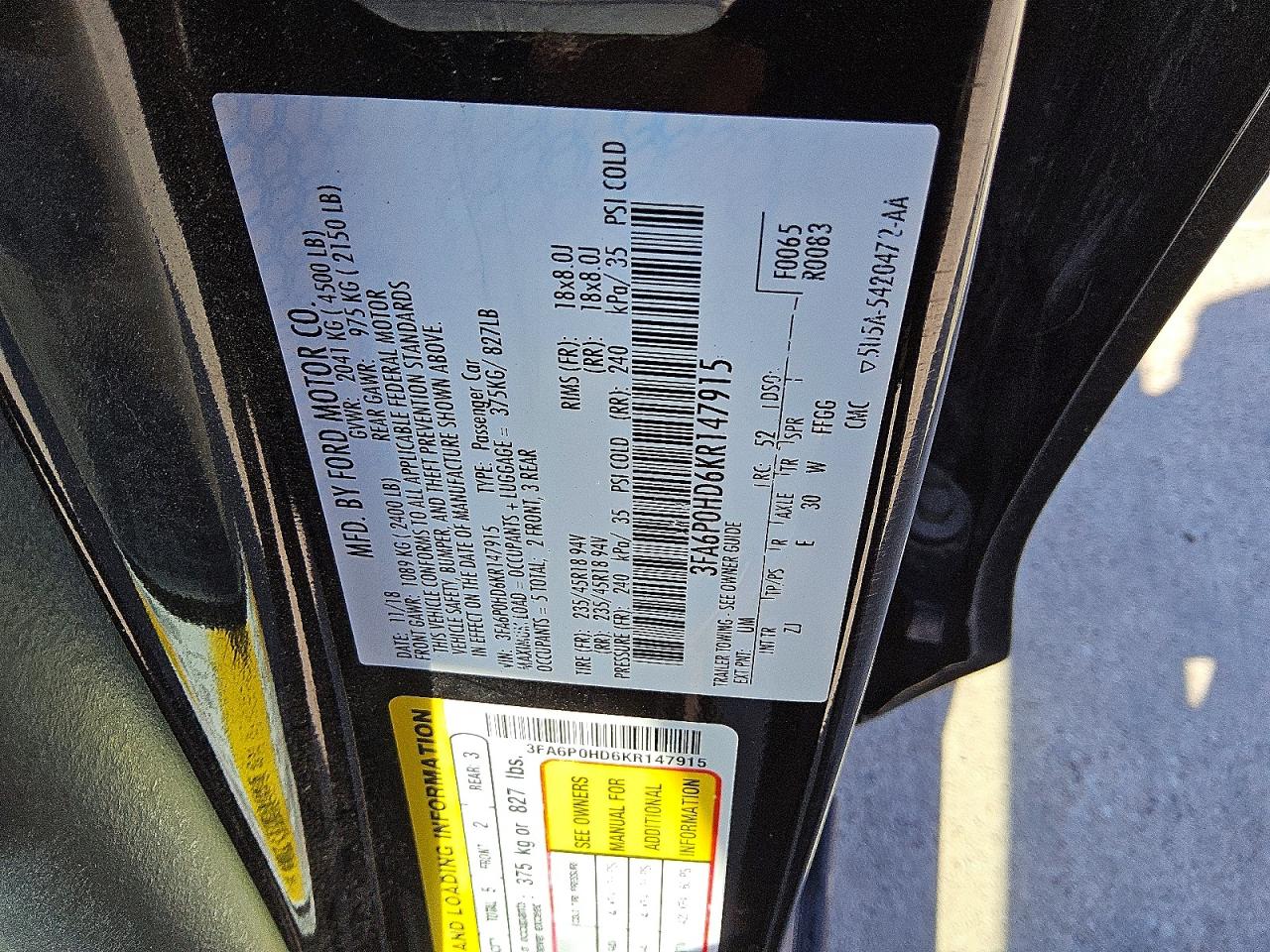 Ford Fusion Se