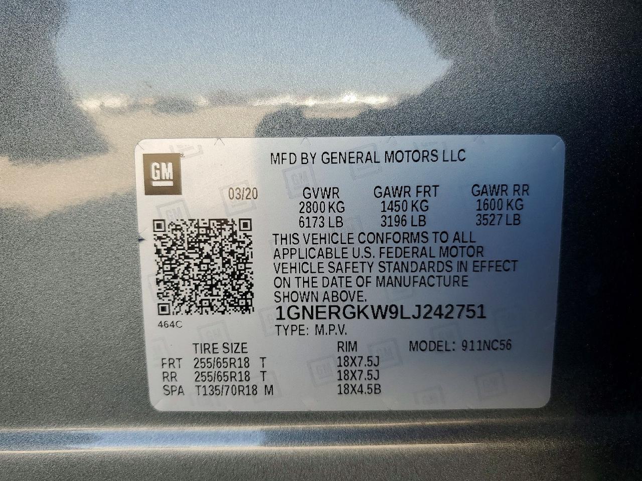 Chevrolet Traverse Lt