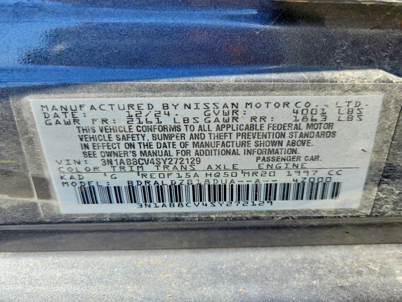 Nissan Sentra Sv
