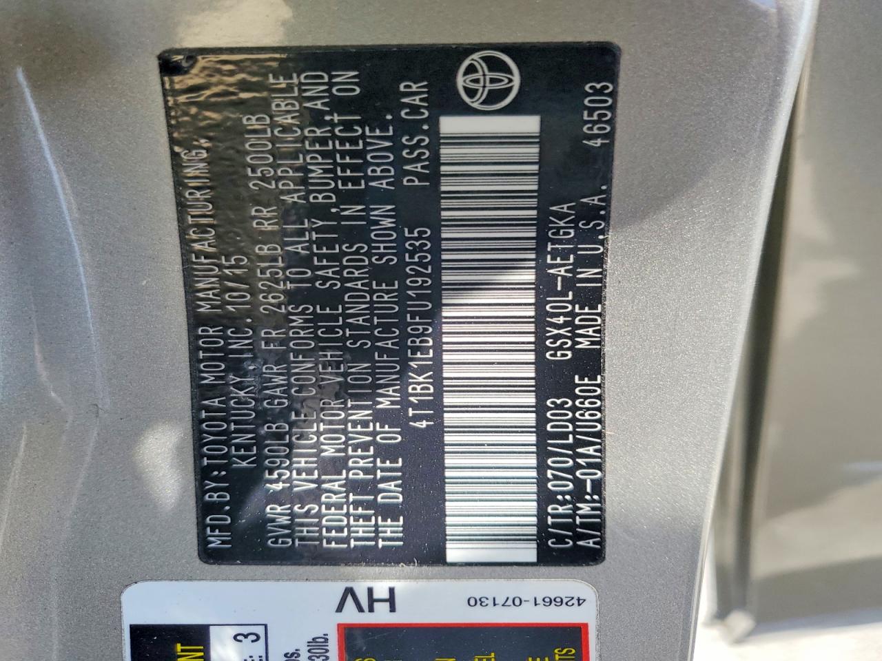 Toyota Avalon Xle
