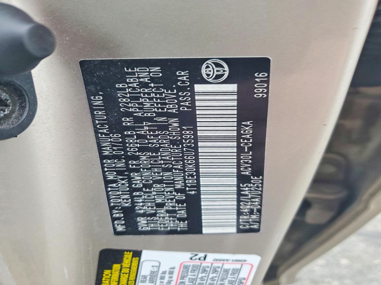 Toyota Camry Xle