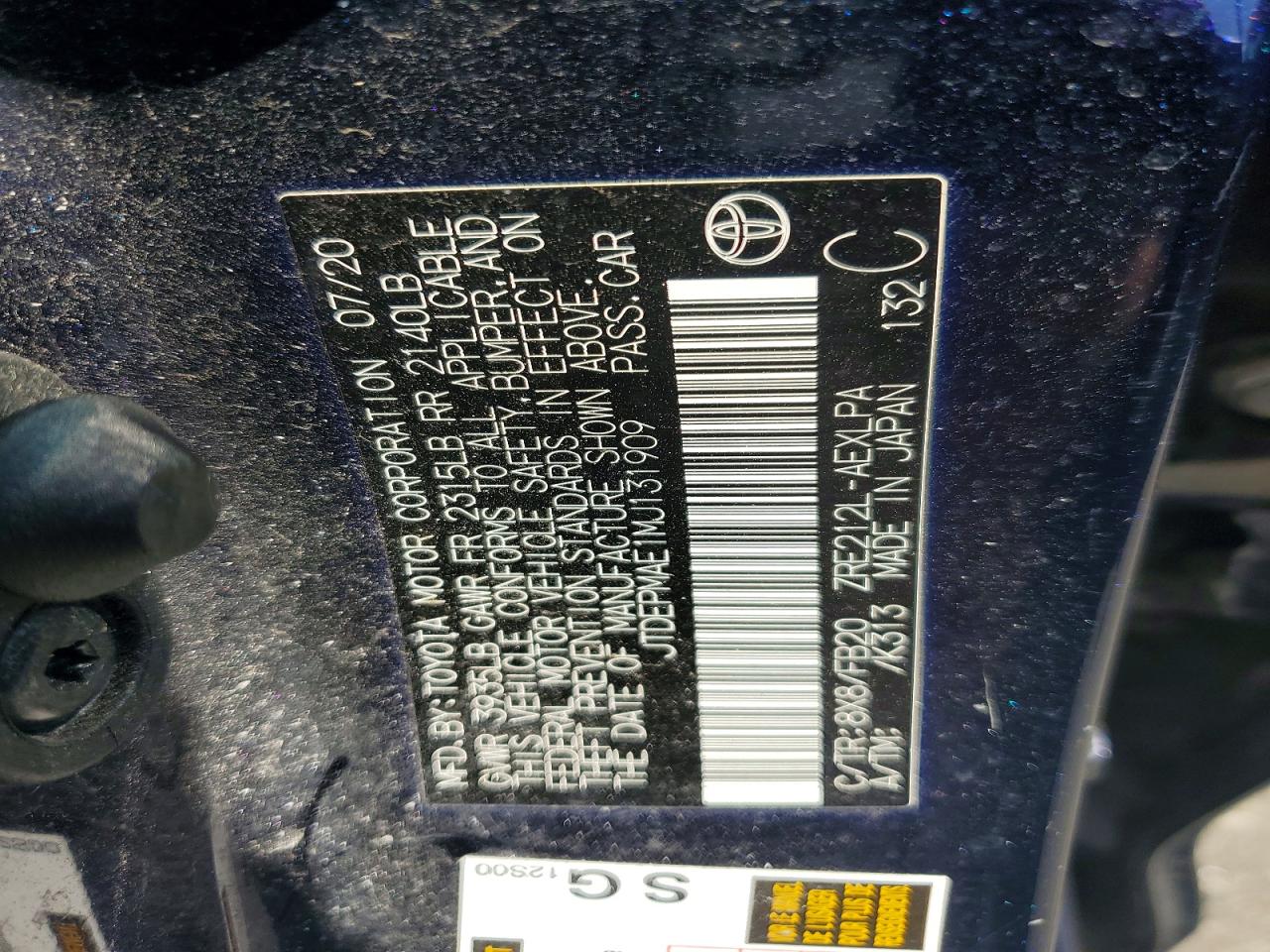 Toyota Corolla Le