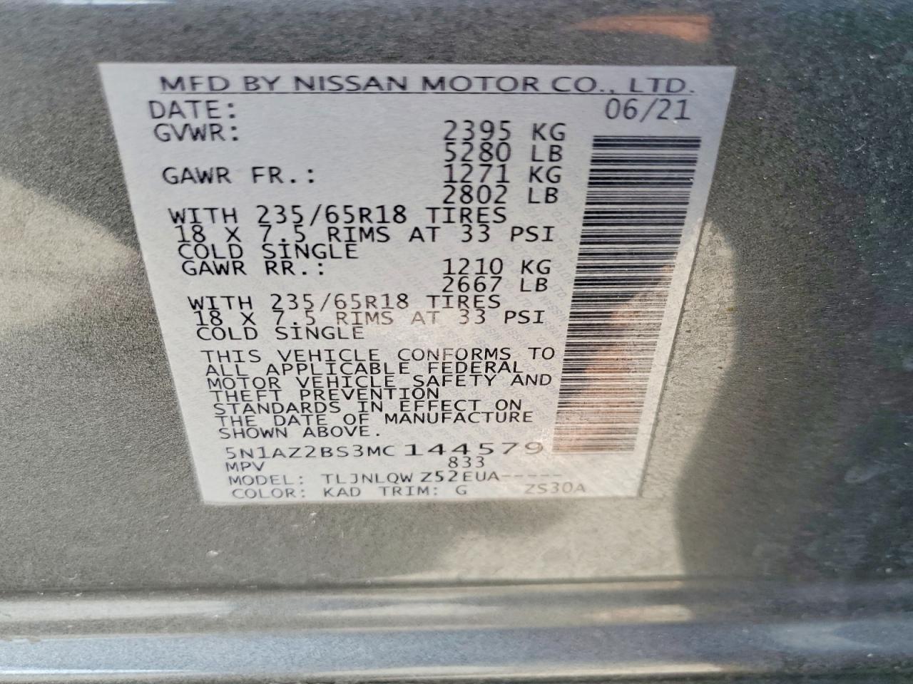 Nissan Murano Sv