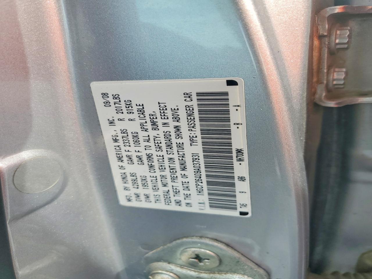 Honda Accord Lxp