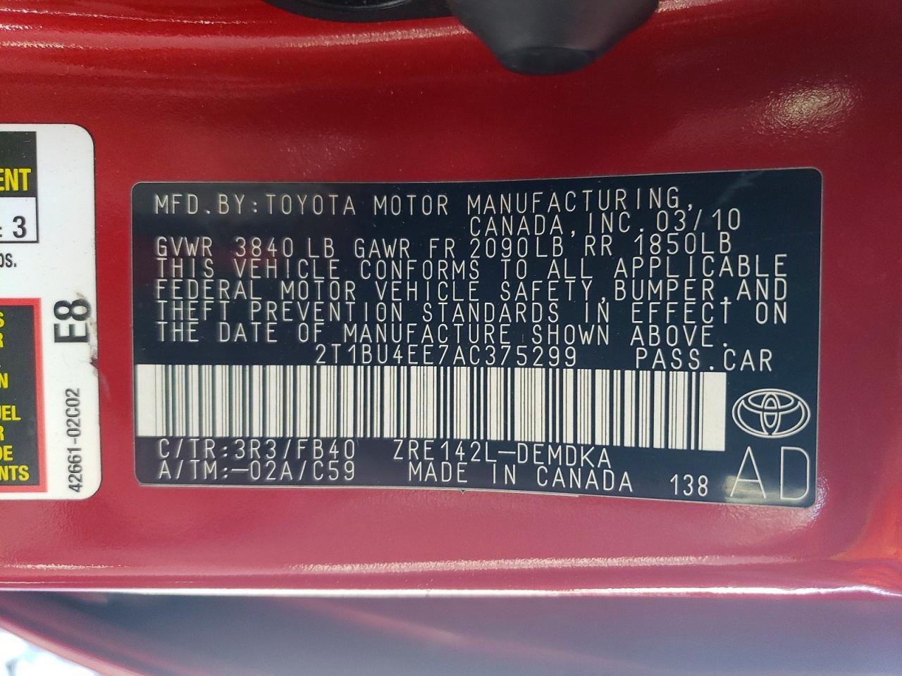 Toyota Corolla Base