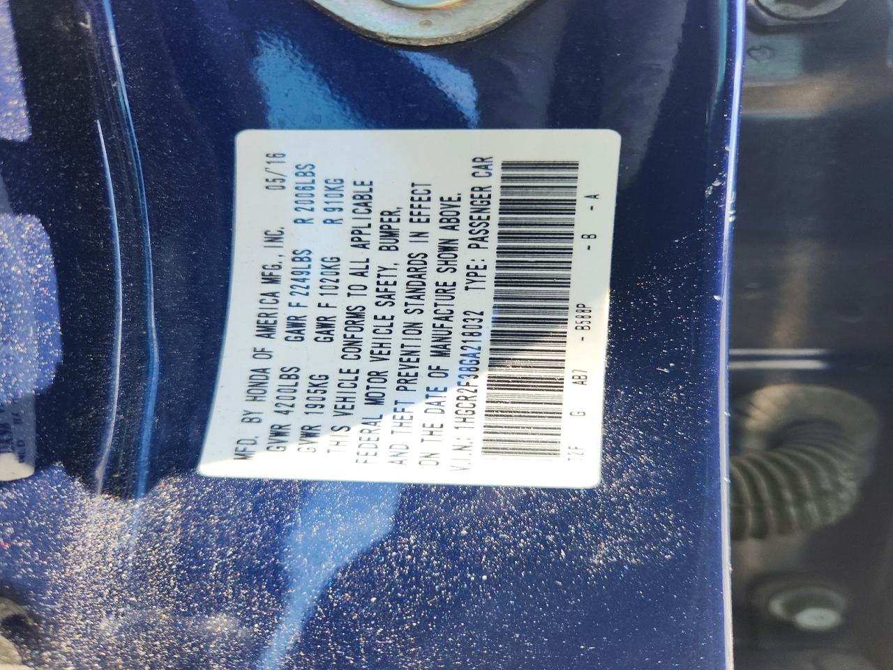 Honda Accord Lx