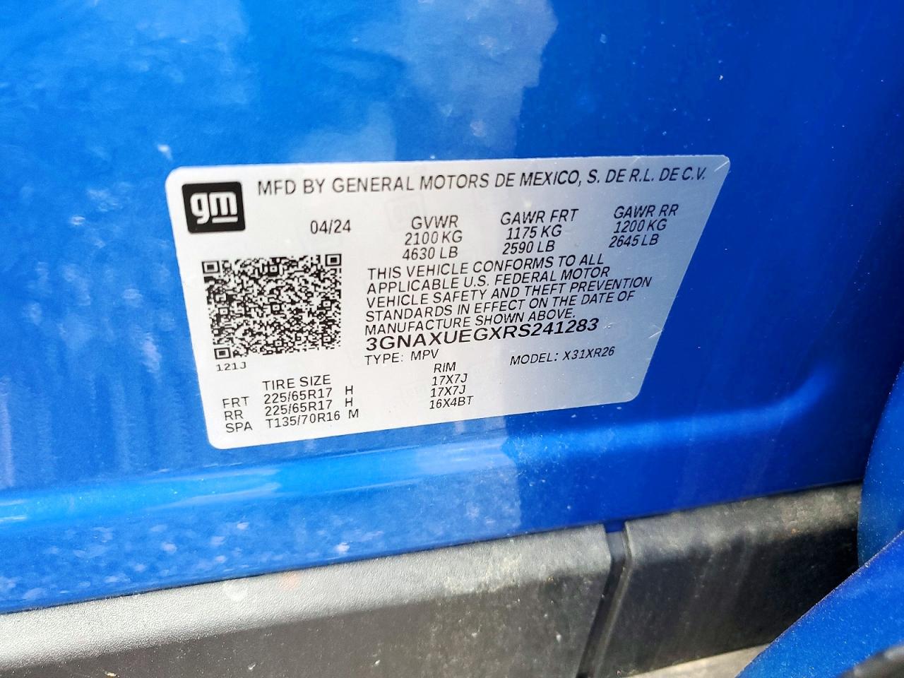 Chevrolet Equinox Lt