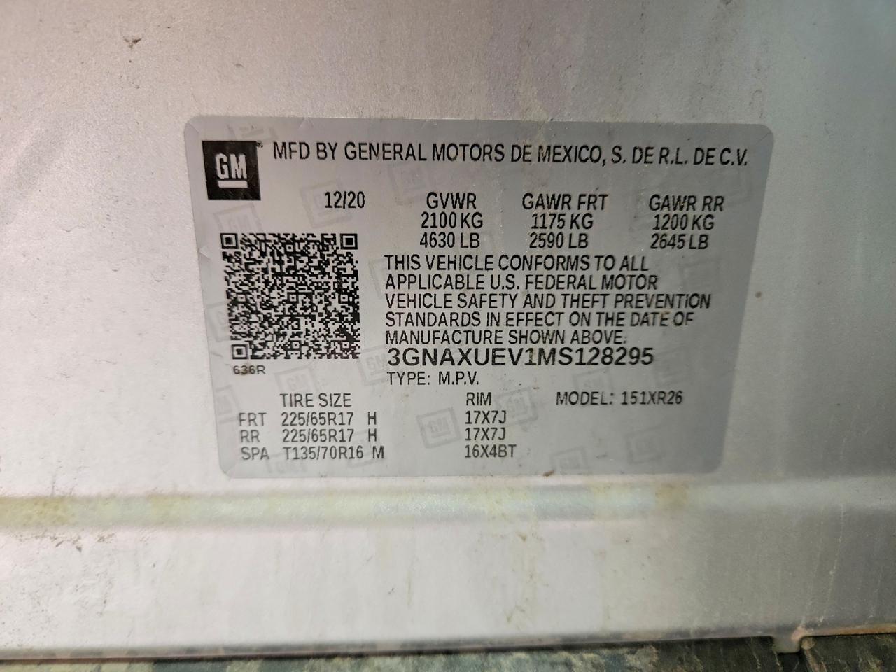 Chevrolet Equinox Lt