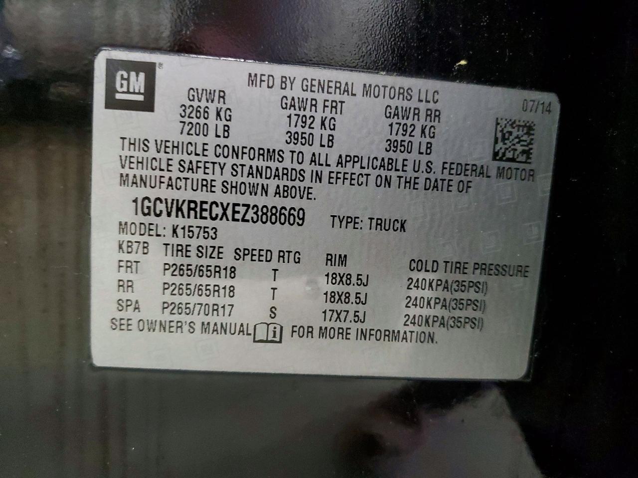 Chevrolet Silverado K1500 Lt