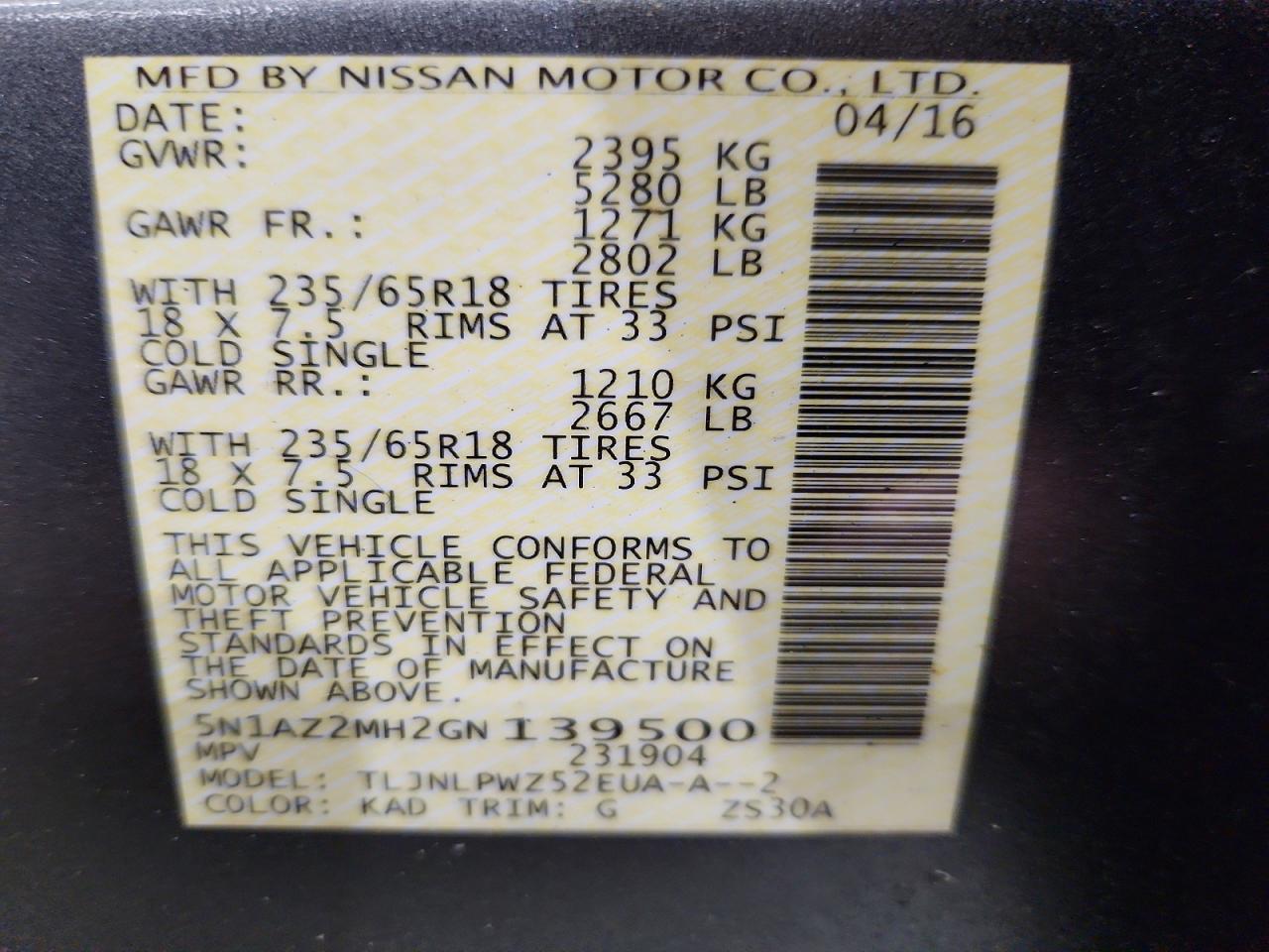 Nissan Murano S