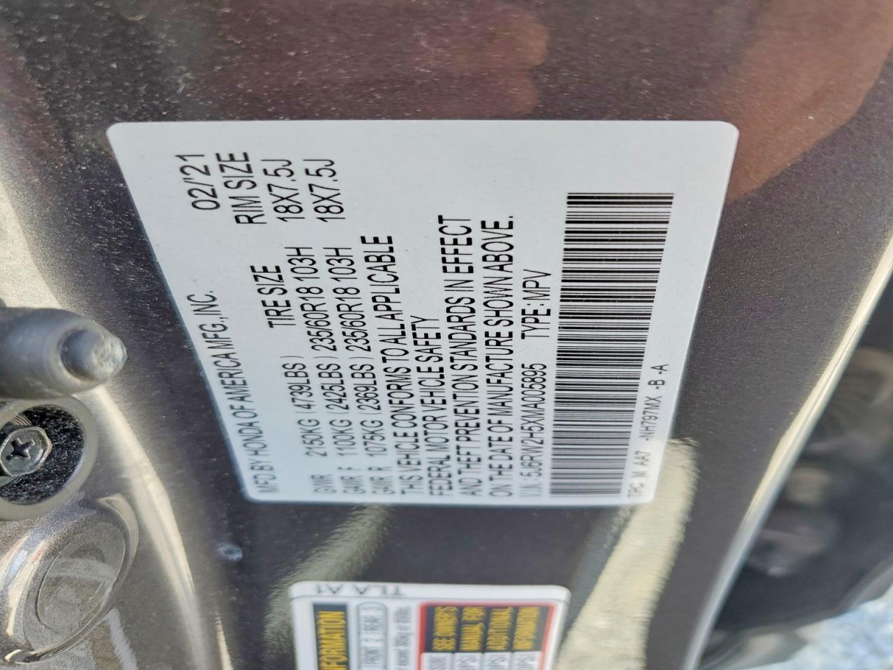 Honda Crv Ex