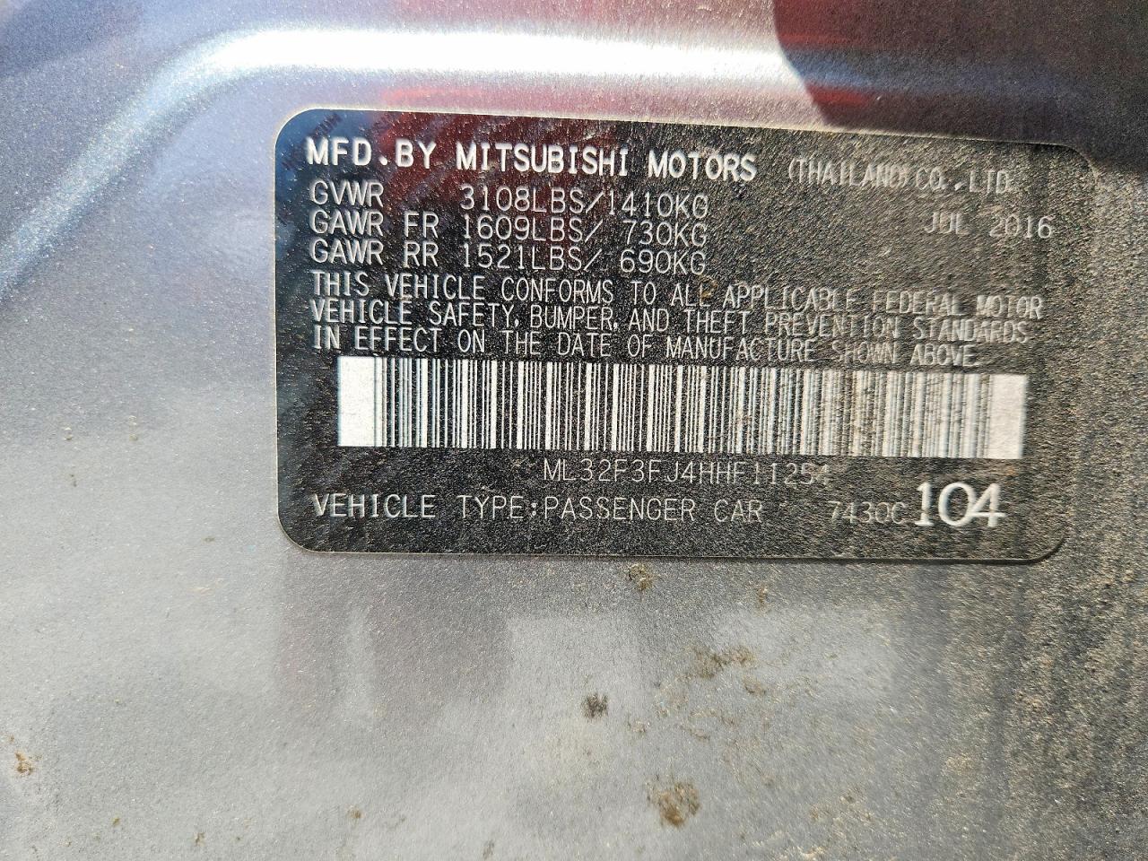Mitsubishi Mirage G4 Es
