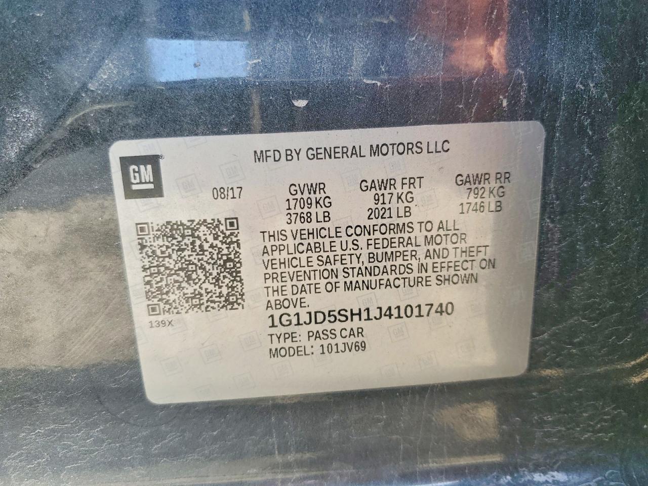 Chevrolet Sonic Lt