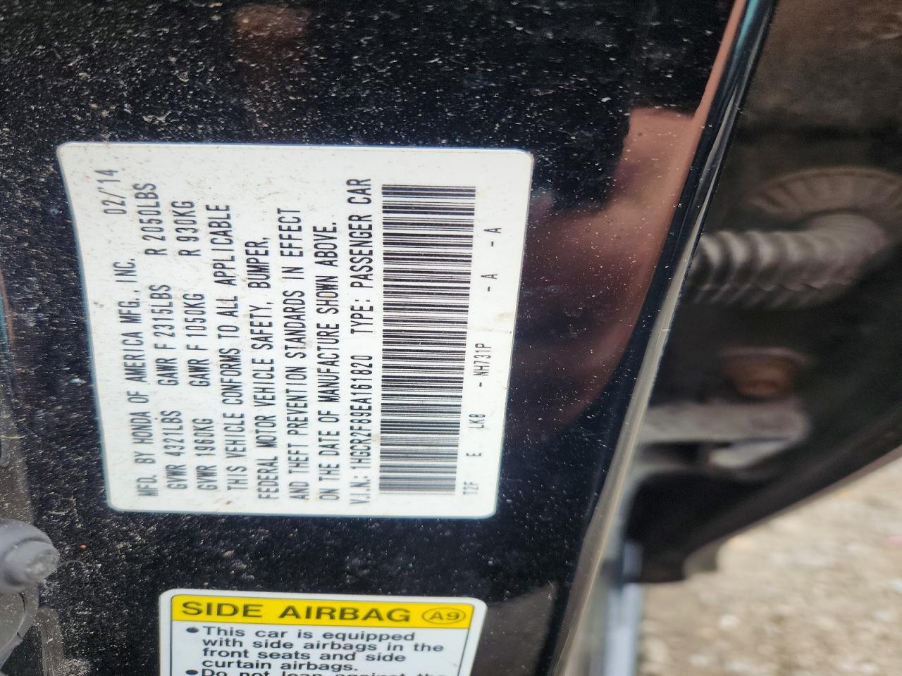 Honda Accord Exl