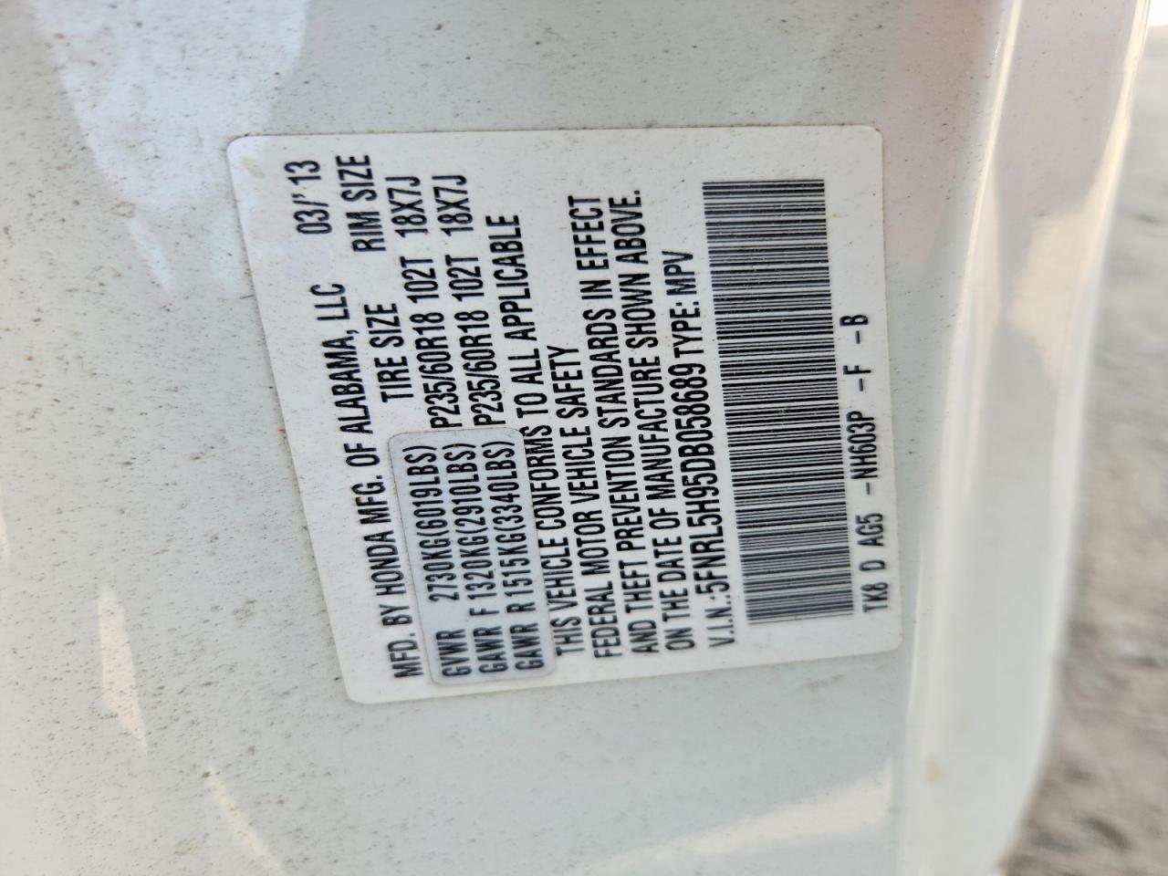 Honda Odyssey Touring