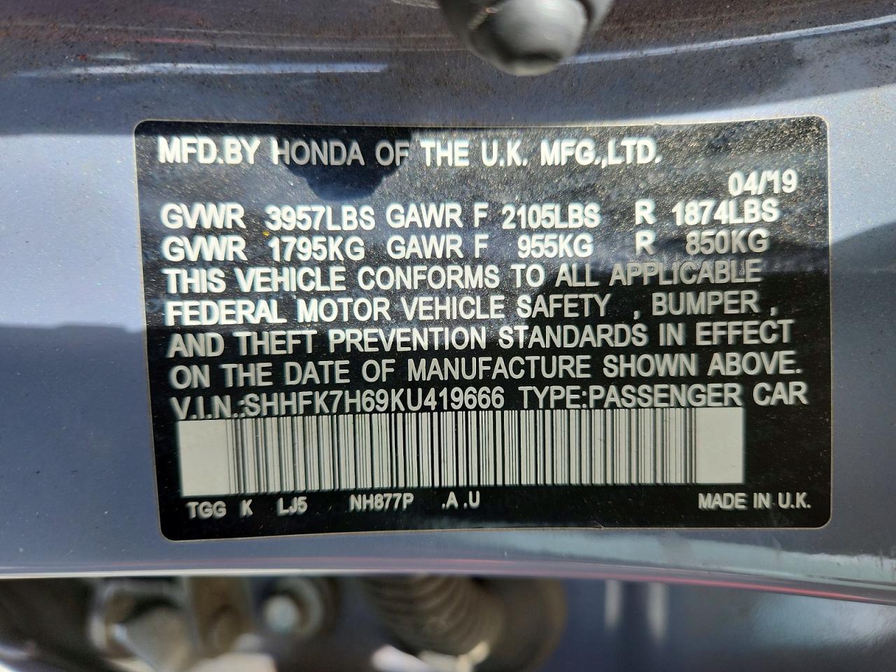 Honda Civic Ex