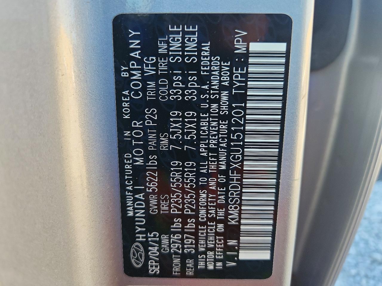 Hyundai SANTA FE Limited