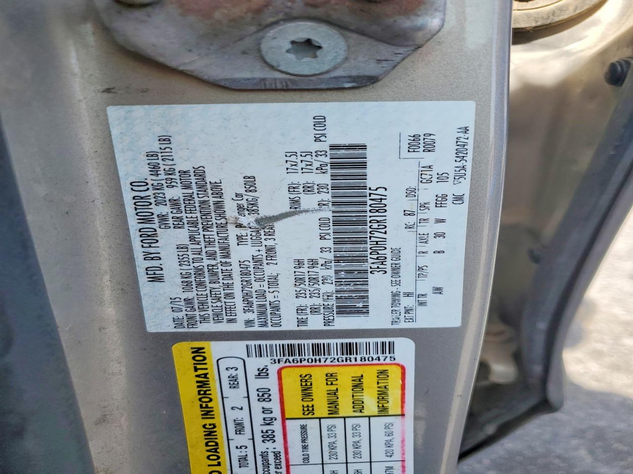 Ford Fusion Se