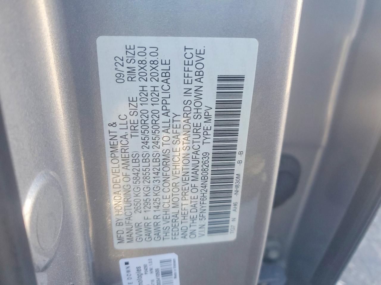 Honda Pilot Se