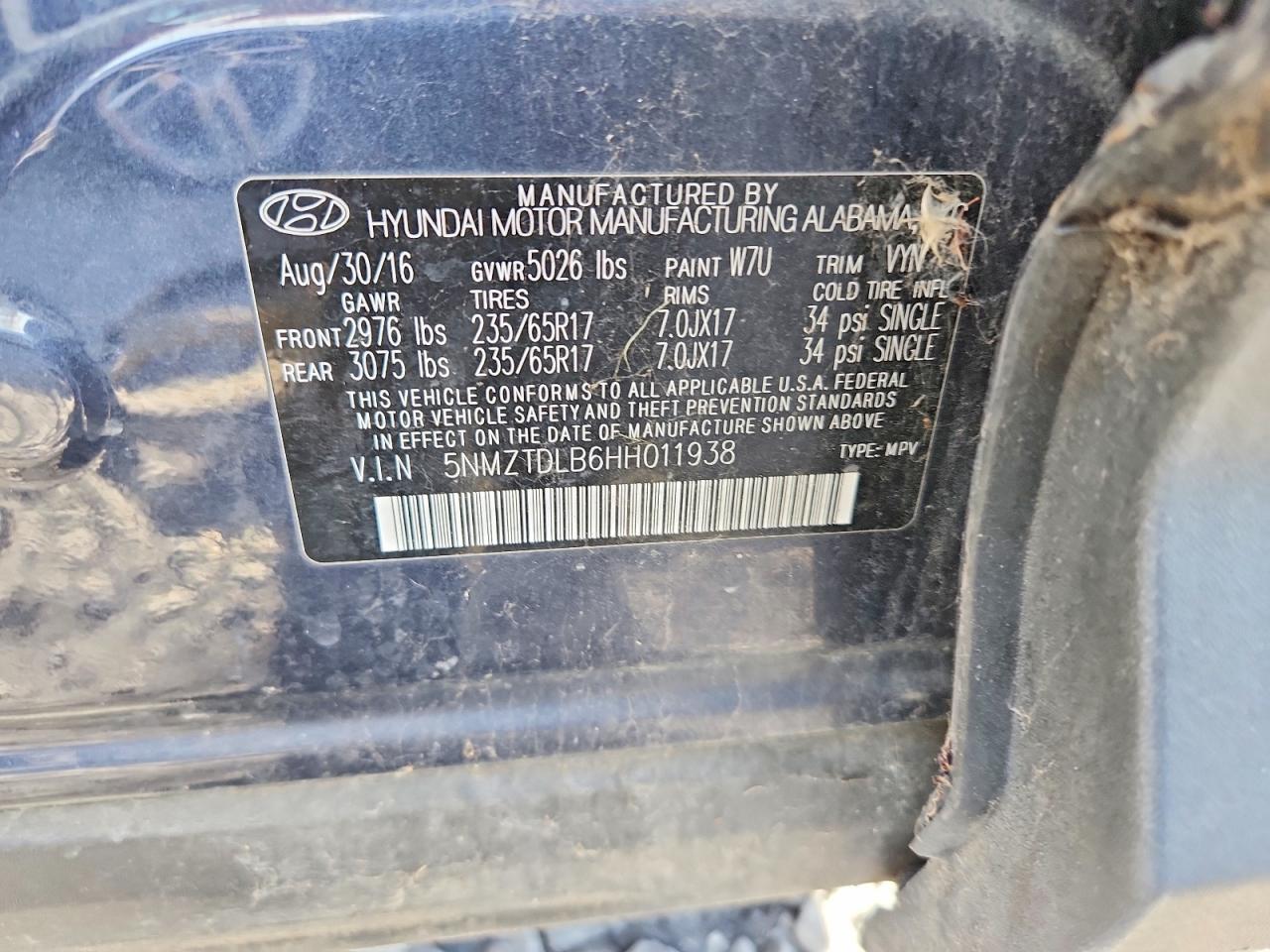 Hyundai SANTA FE 2.4l