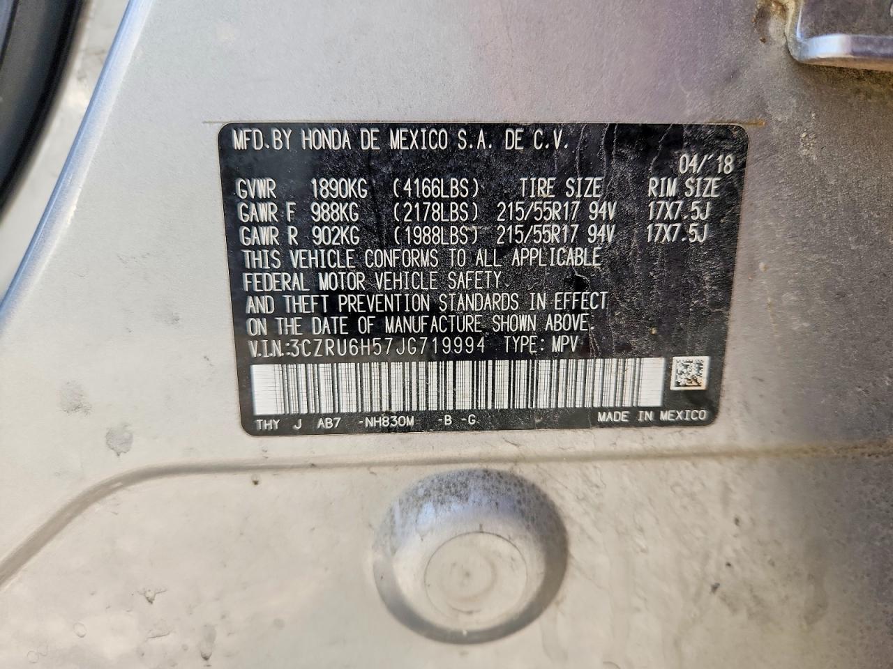 Honda HR-V Ex