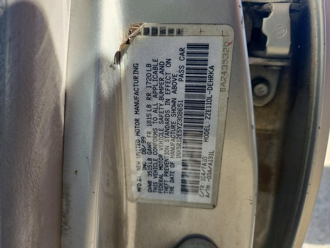 Toyota Corolla Ve
