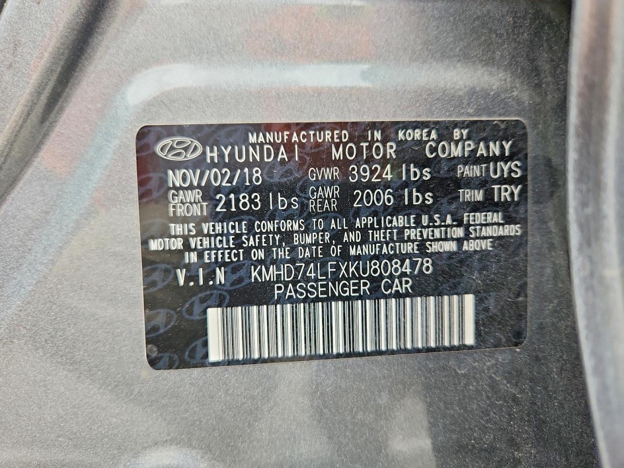 Hyundai ELANTRA Se