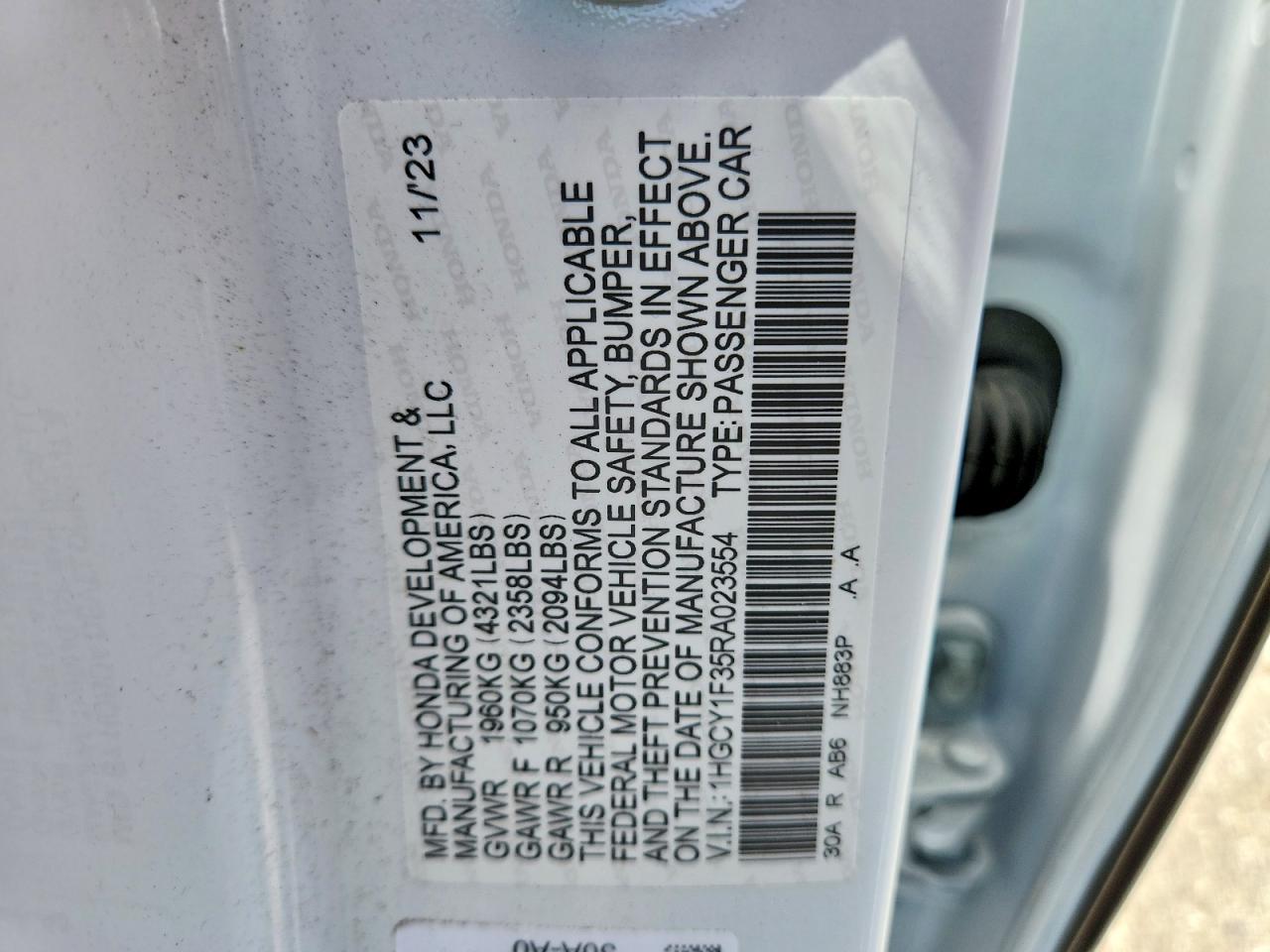 Honda Accord Ex