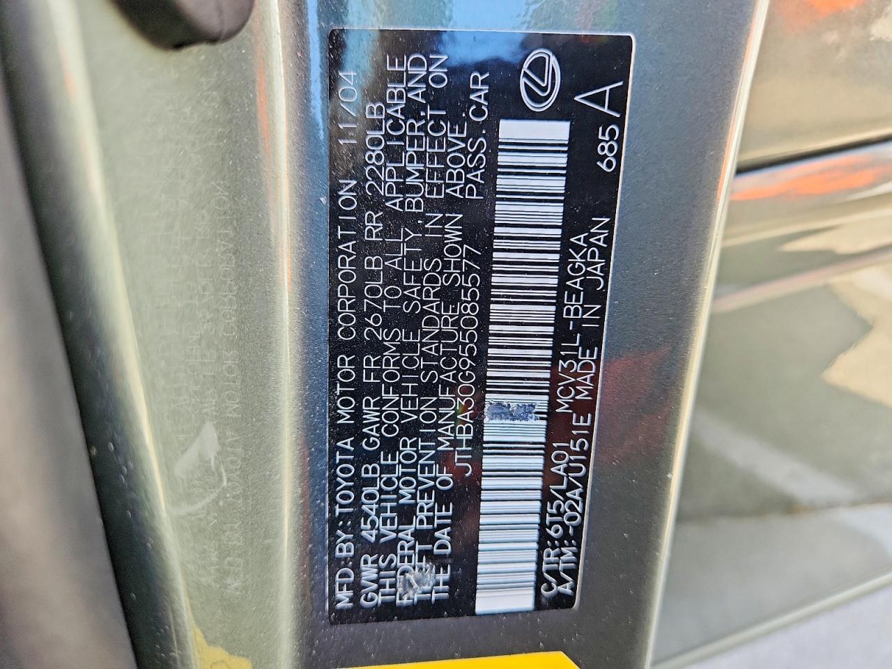 Lexus Es 330
