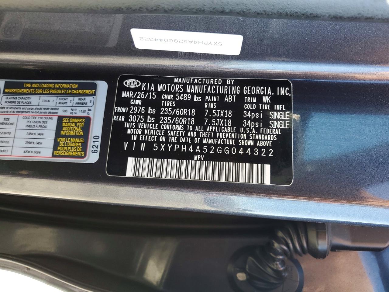 Kia Sorento Ex