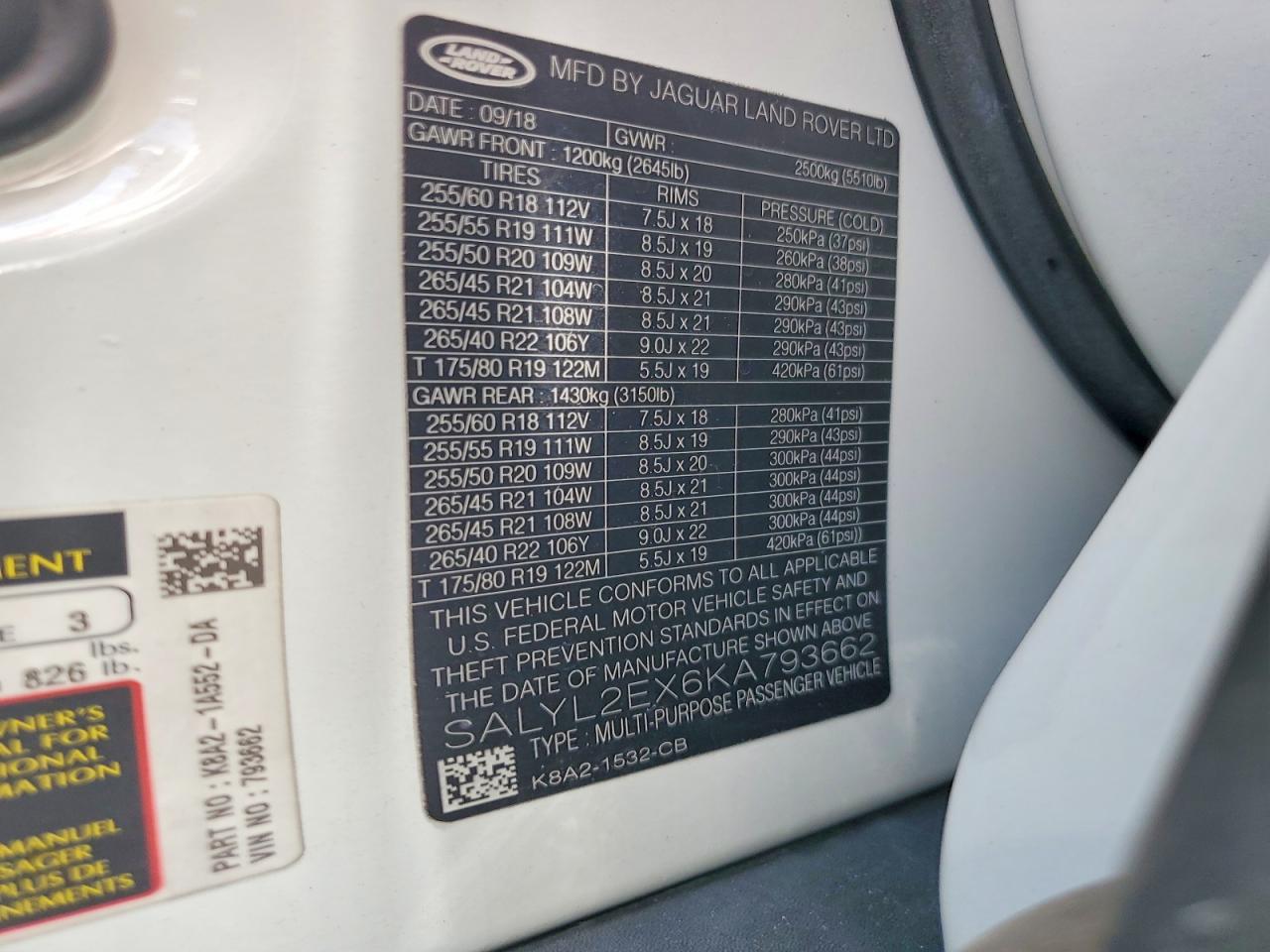 Land Rover Range Rover R-dynamic Se